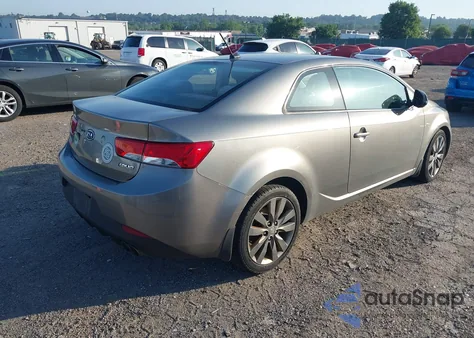 2013 Kia Forte Koup Sx from USA, damaged, VIN KNAFW6A30D5674711